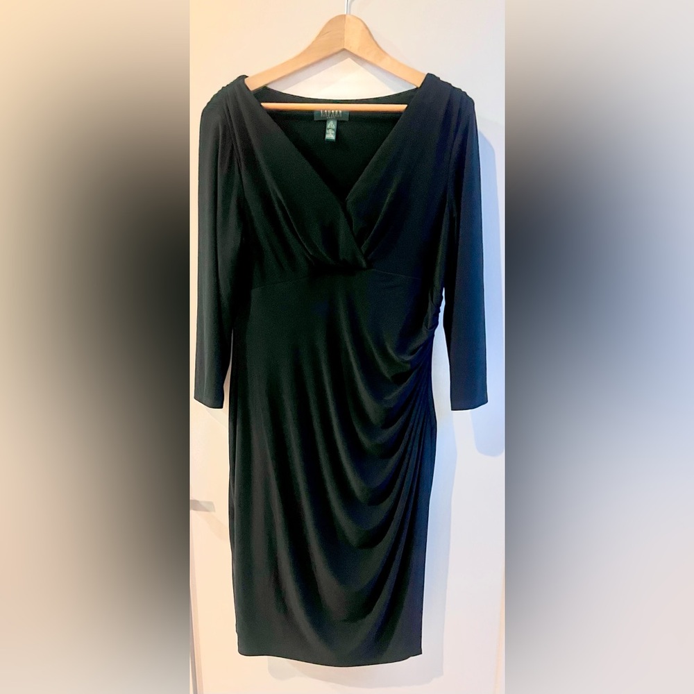 Ralph Lauren Black Long Sleeve Dress